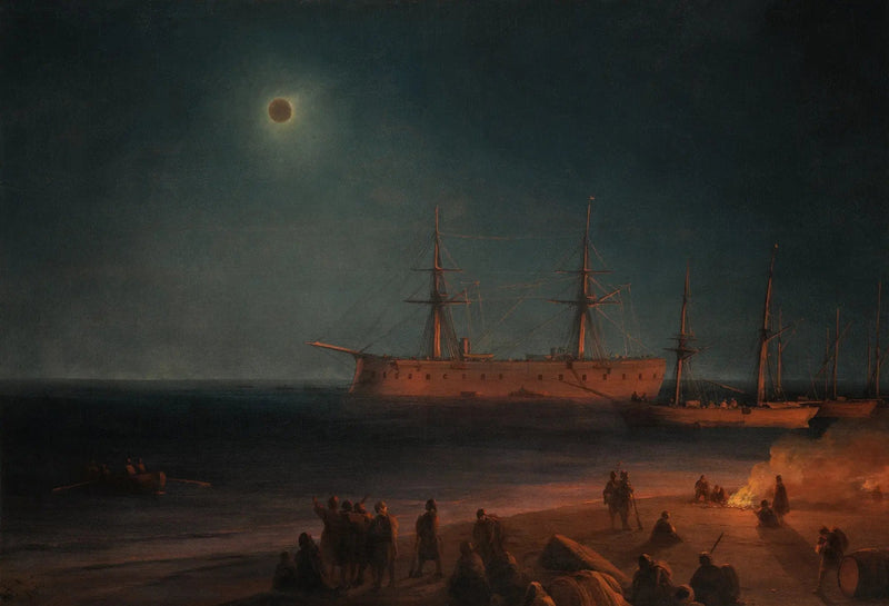 สุริยคราสที่ Feodosia - Ivan Aïvazovski
