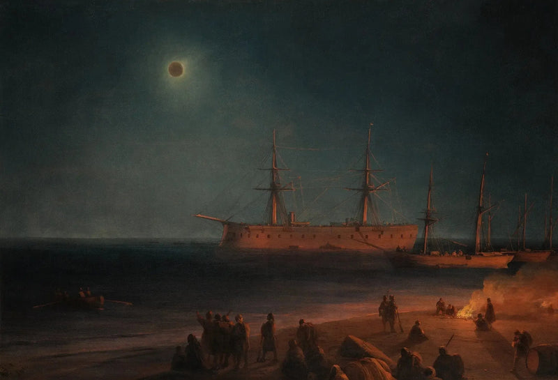 สุริยคราสที่ Feodosia - Ivan Aïvazovski