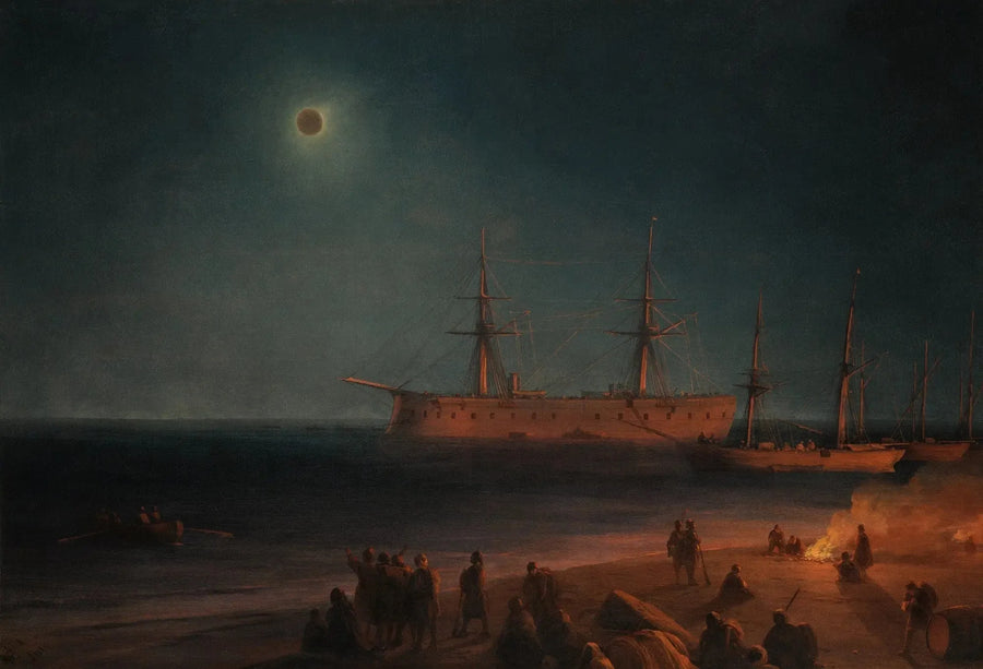 สุริยคราสที่ Feodosia - Ivan Aïvazovski