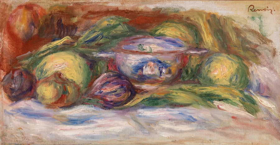 ชาม, มะเดื่อและแอปเปิ้ล (ชาม, มะเดื่อและแอปเปิ้ล) - ปิแอร์-ออฌ ส Renoir