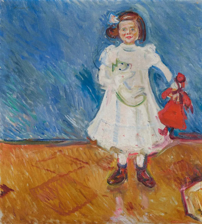 เอ็ดมูท เอสเช่กับตุ๊กตา - เอ็ดวาร์ด มุนช์