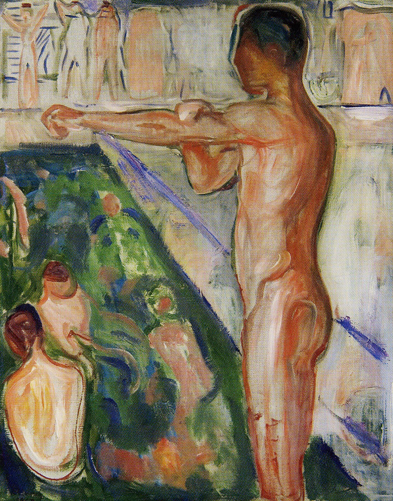 Le Bain des hommes - Edvard Munch