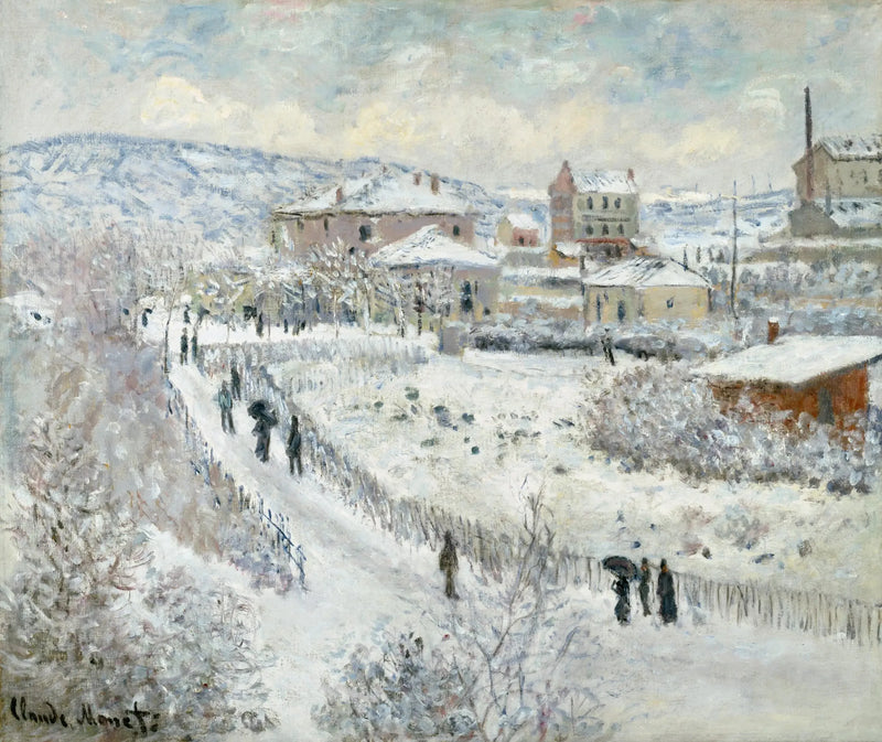 เอฟเฟกต์หิมะที่อาร์ฌองตอยล์Alternate - Claude Monet
