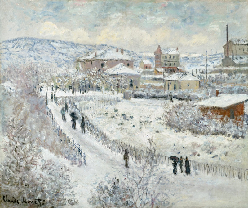 เอฟเฟกต์หิมะที่อาร์ฌองตอยล์Alternate - Claude Monet