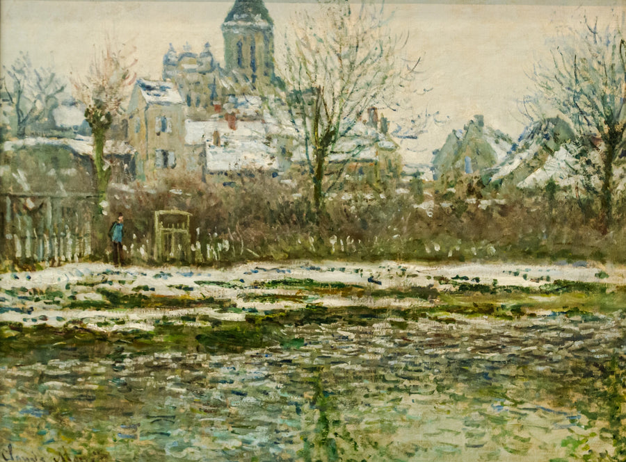 เอฟเฟกต์หิมะที่เวเทอุย - Claude Monet