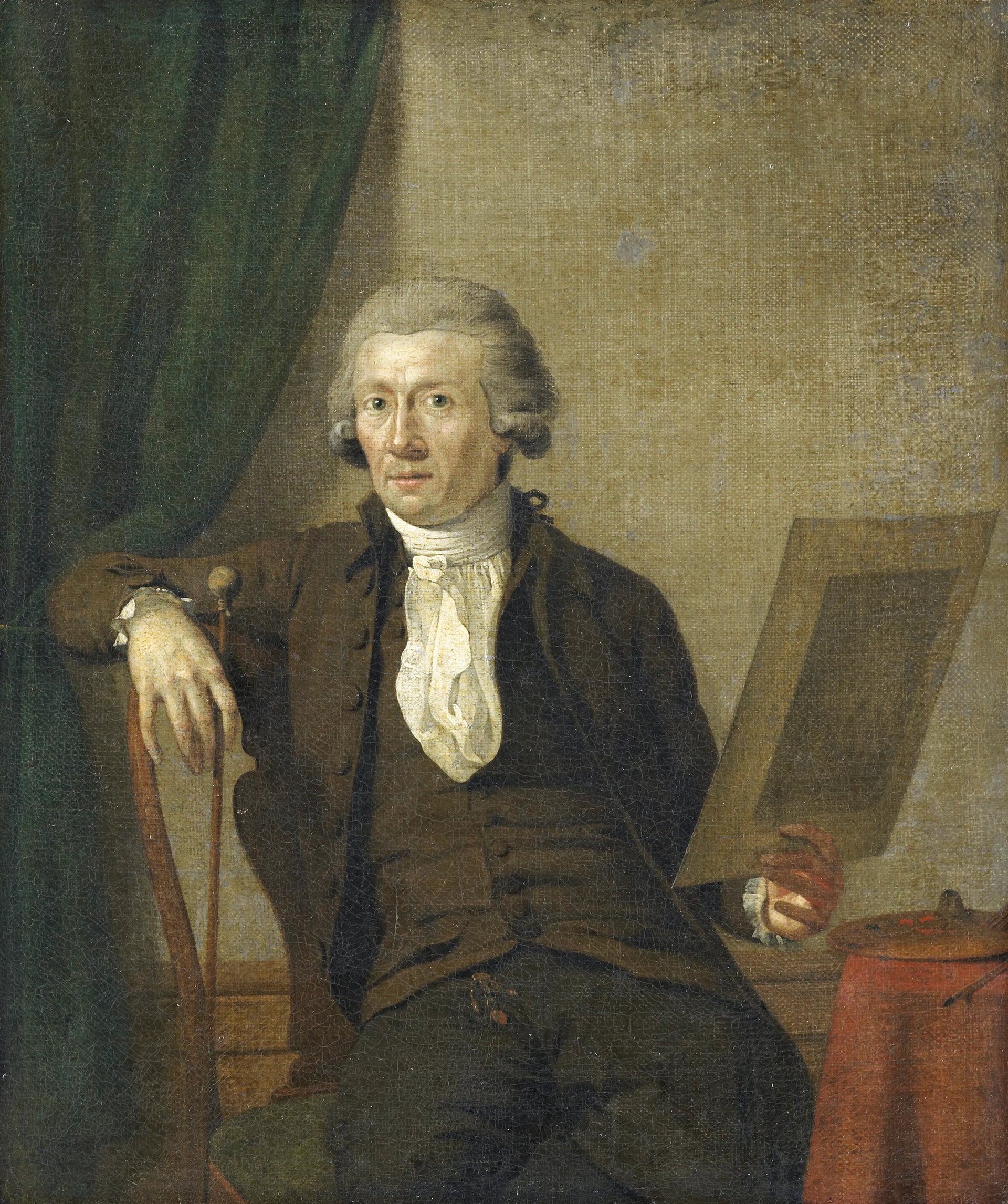 Egbert van Drielst (1745-1818). Peintre - Jan Ekels