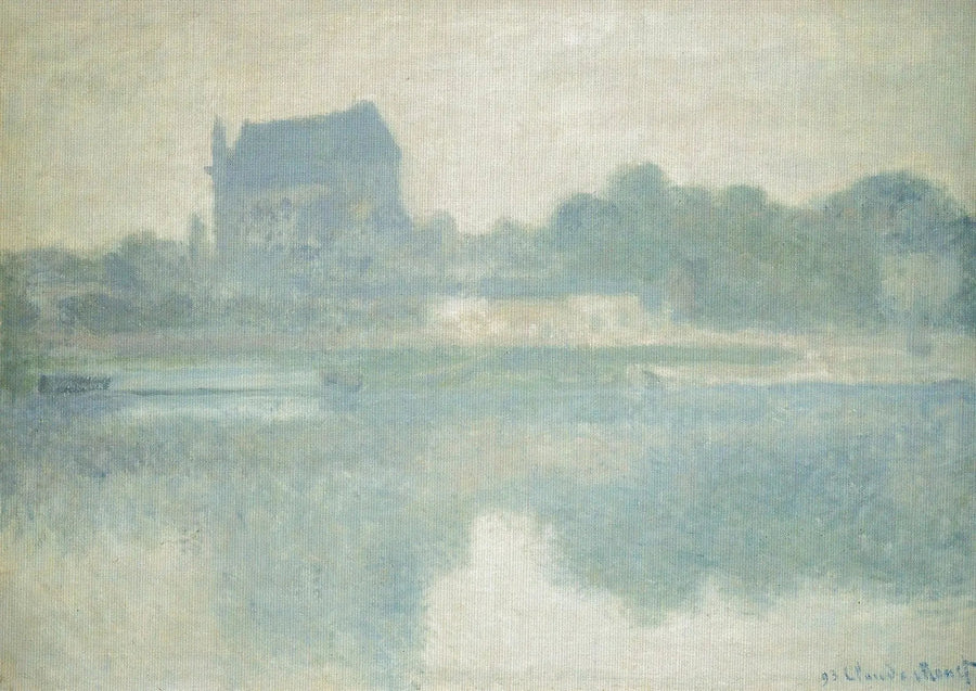 โบสถ์แห่งแวร์นง, หมอก - Claude Monet