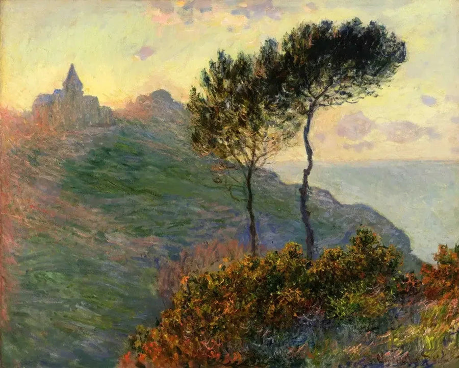 โบสถ์ Varengeville ต้านแสง W727 - Claude Monet