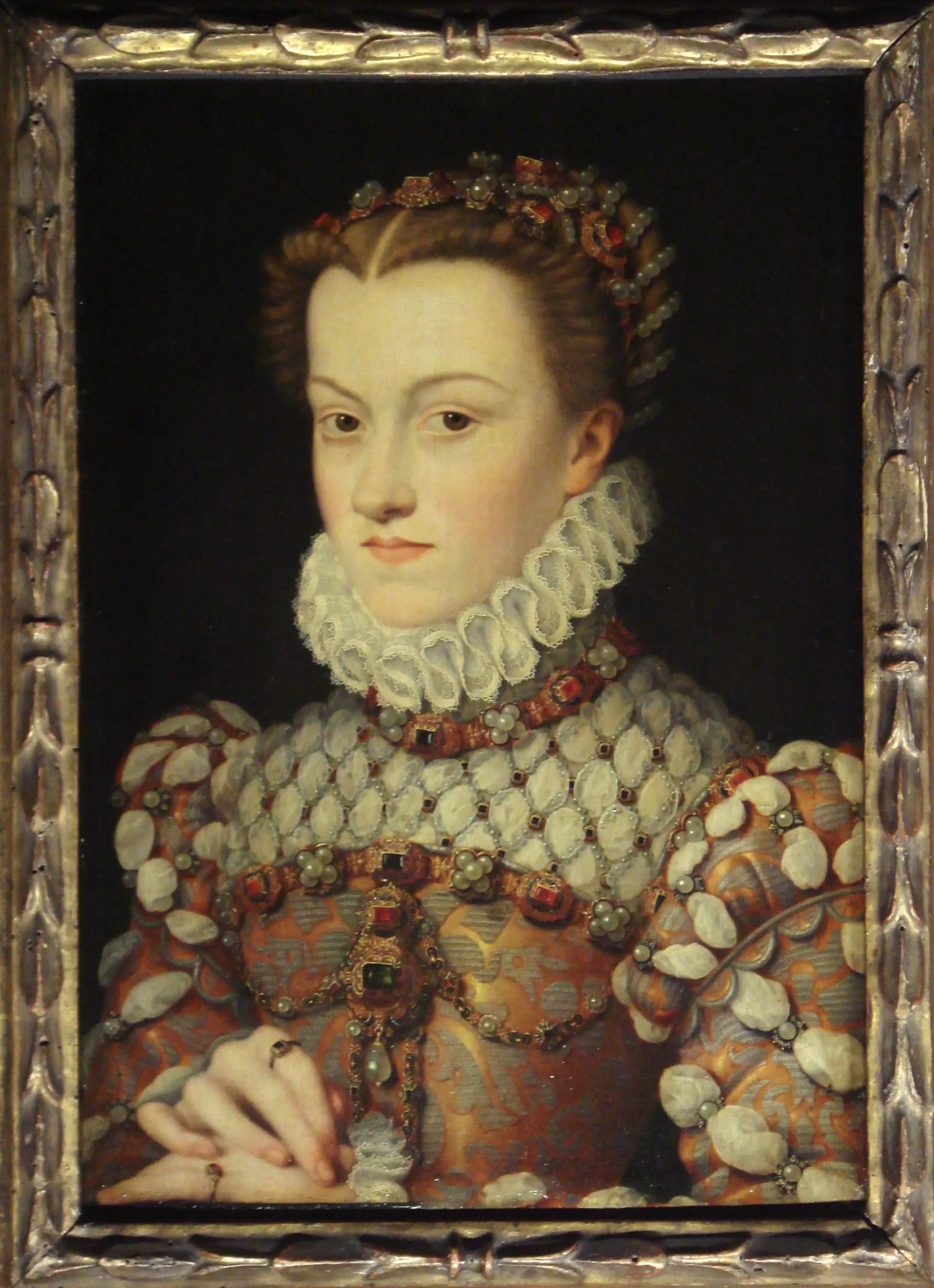 Élisabeth d'Autriche - François Clouet image 1 reproduction artisanale de tableau