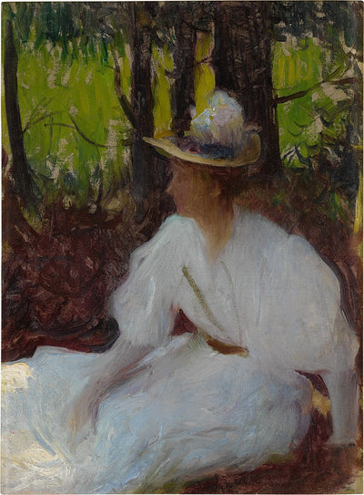 Ellen dans les bois - Frank Weston Benson - Alpha Reproduction
