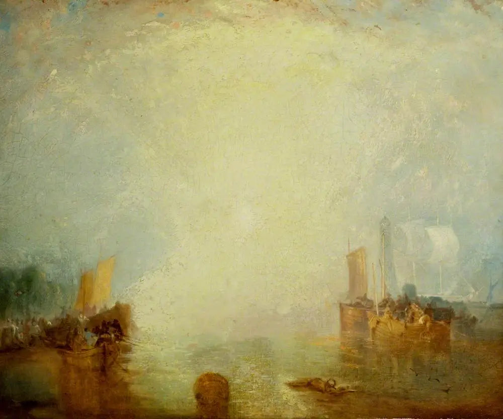 Emigrants Embarking at Margate - J. M. W. Turner image 1 copie de tableau peinte à la main