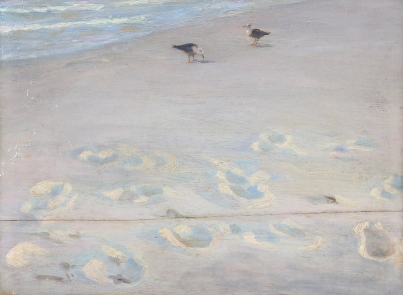รอยเท้าในทราย - Peder Severin Krøyer