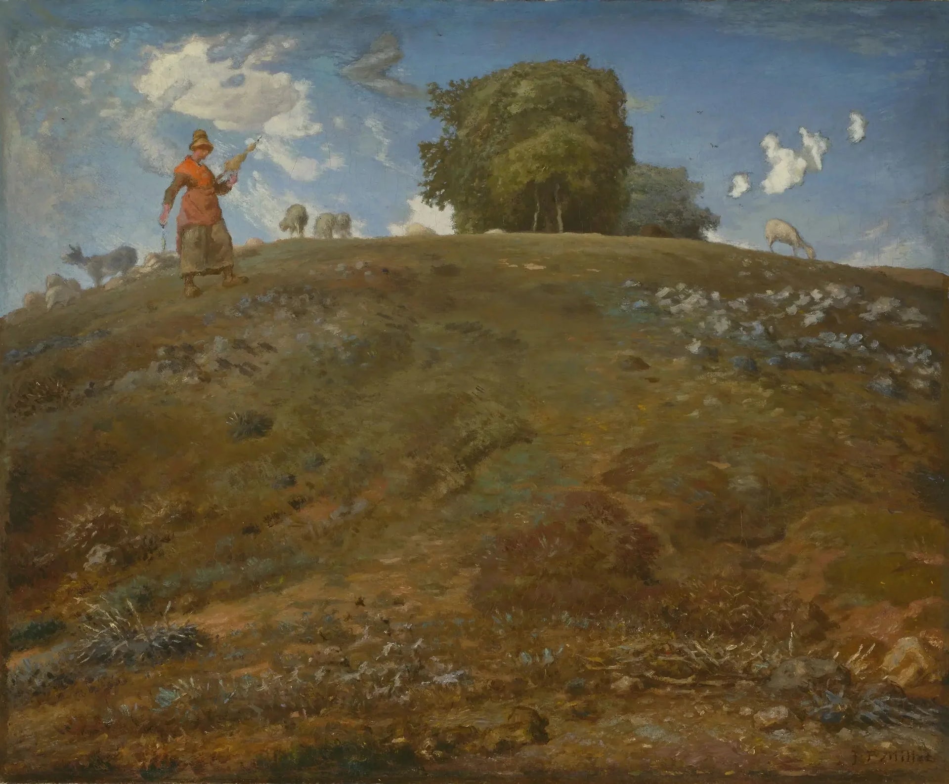 En Auvergne - Jean-François Millet image 1 tableau peint à l’huile sur toile