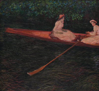 Reproduction du tableau « En canot sur l'Epte - Claude Monet » par Alpha Reproduction en peinture à l’huile