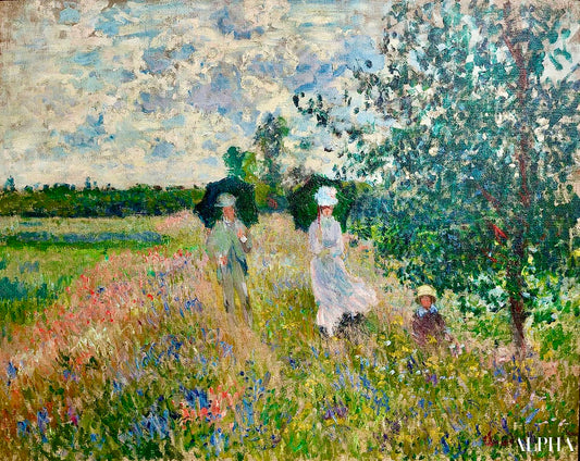 🌿 เดินเล่นใกล้ Argenteuil – Claude Monet (ประมาณปี 1873)