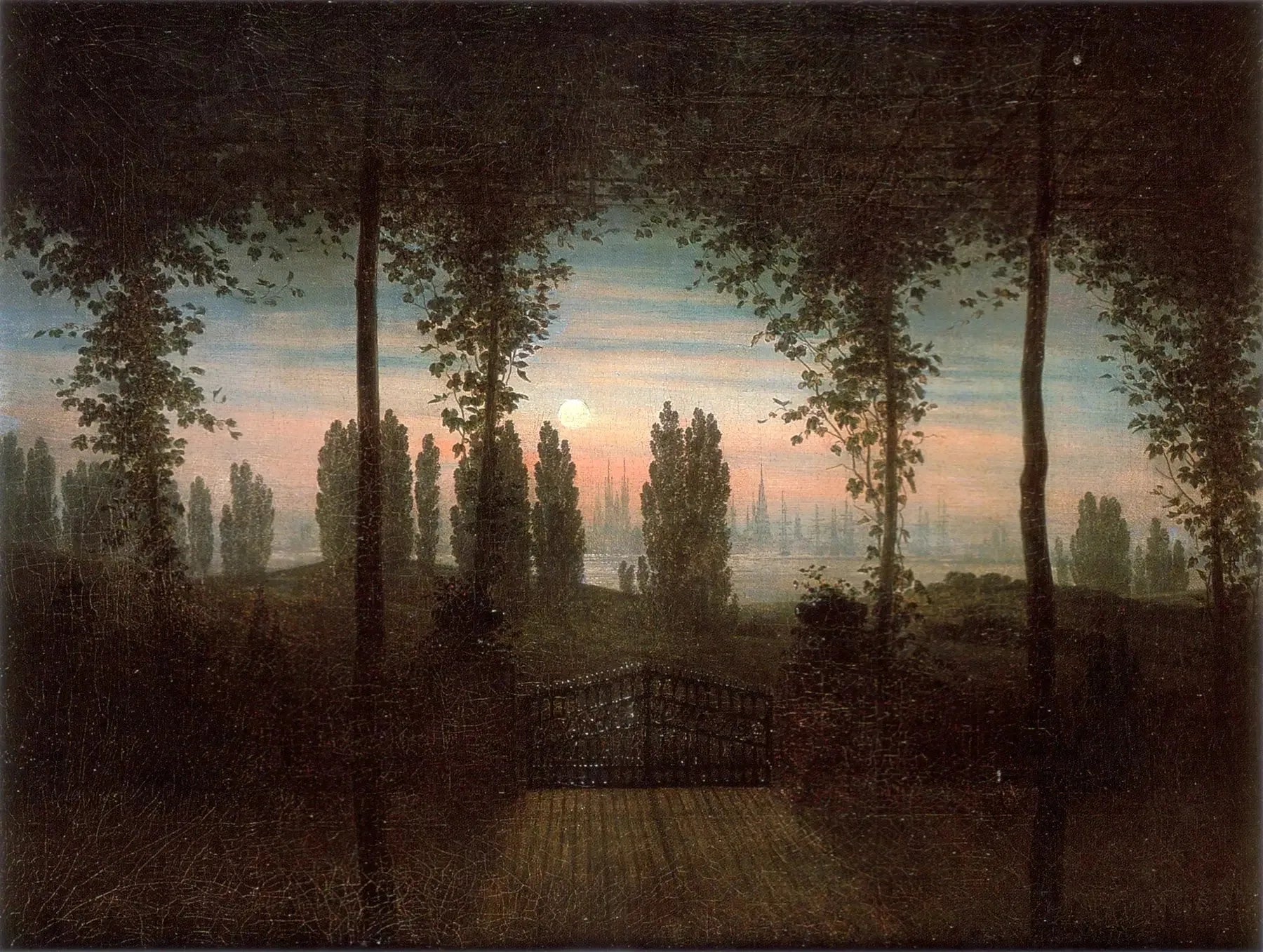 En souvenir de Johann Emanuel Bremer - Caspar David Friedrich image 1 reproduction d’œuvre d’art à l’huile