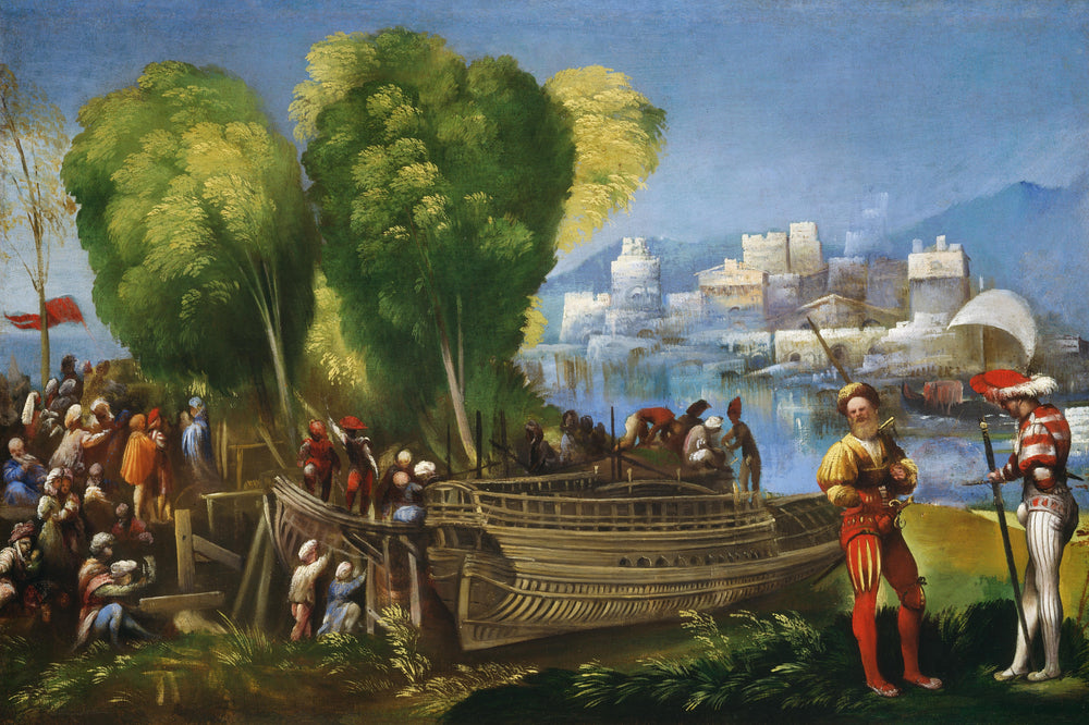 Énée et Achate sur la côte libyenne - Dosso Dossi