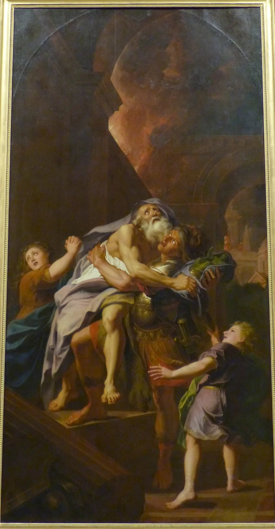 Énée portant son père Anchise - Antoine Coypel
