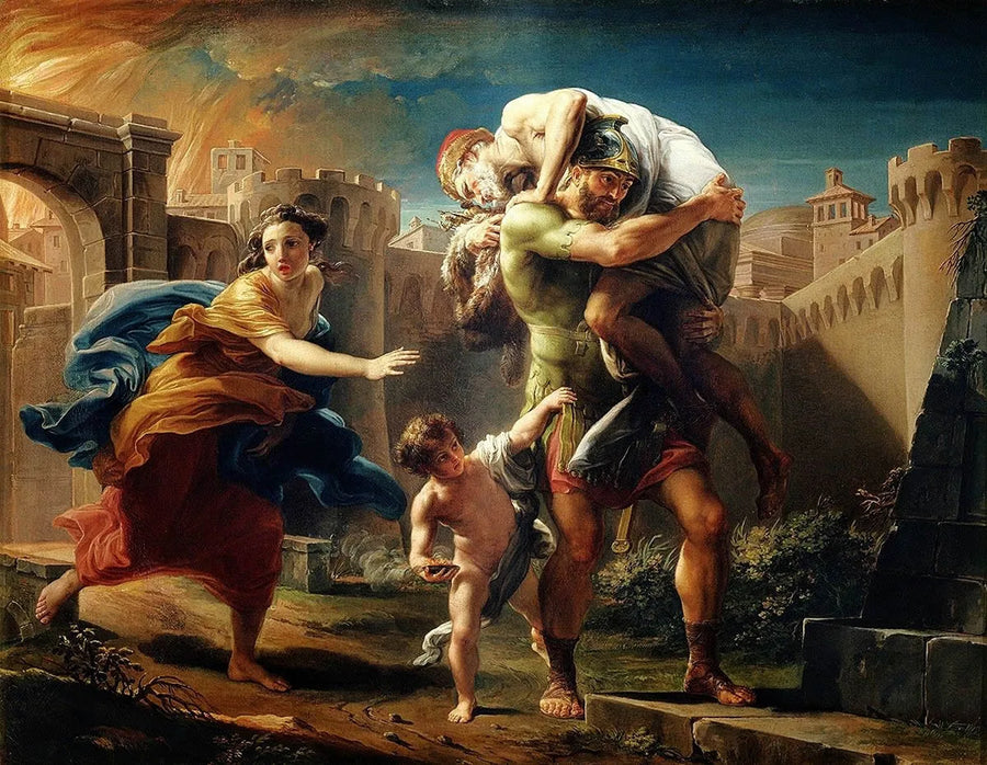 เอเน่หนีจากทรอย - โ Pompeo Batoni