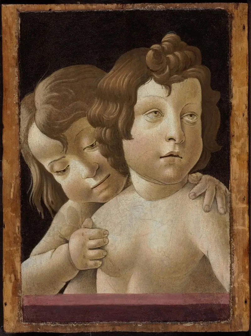 L’Enfant Jésus et le petit saint Jean-Baptiste, vers 1490 – atelier de Botticelli