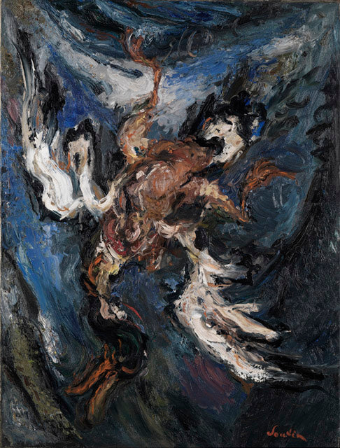 Ente auf blauem Grund - Chaïm Soutine image 1 reproduction artisanale de tableau