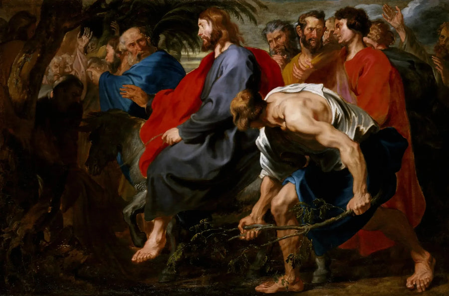 Entrée du Christ à Jérusalem - Antoine van Dyck
การเข้าสู่กรุงเยรูซาเล็มของพระคริสต์ - อองตวน แวน Dyck