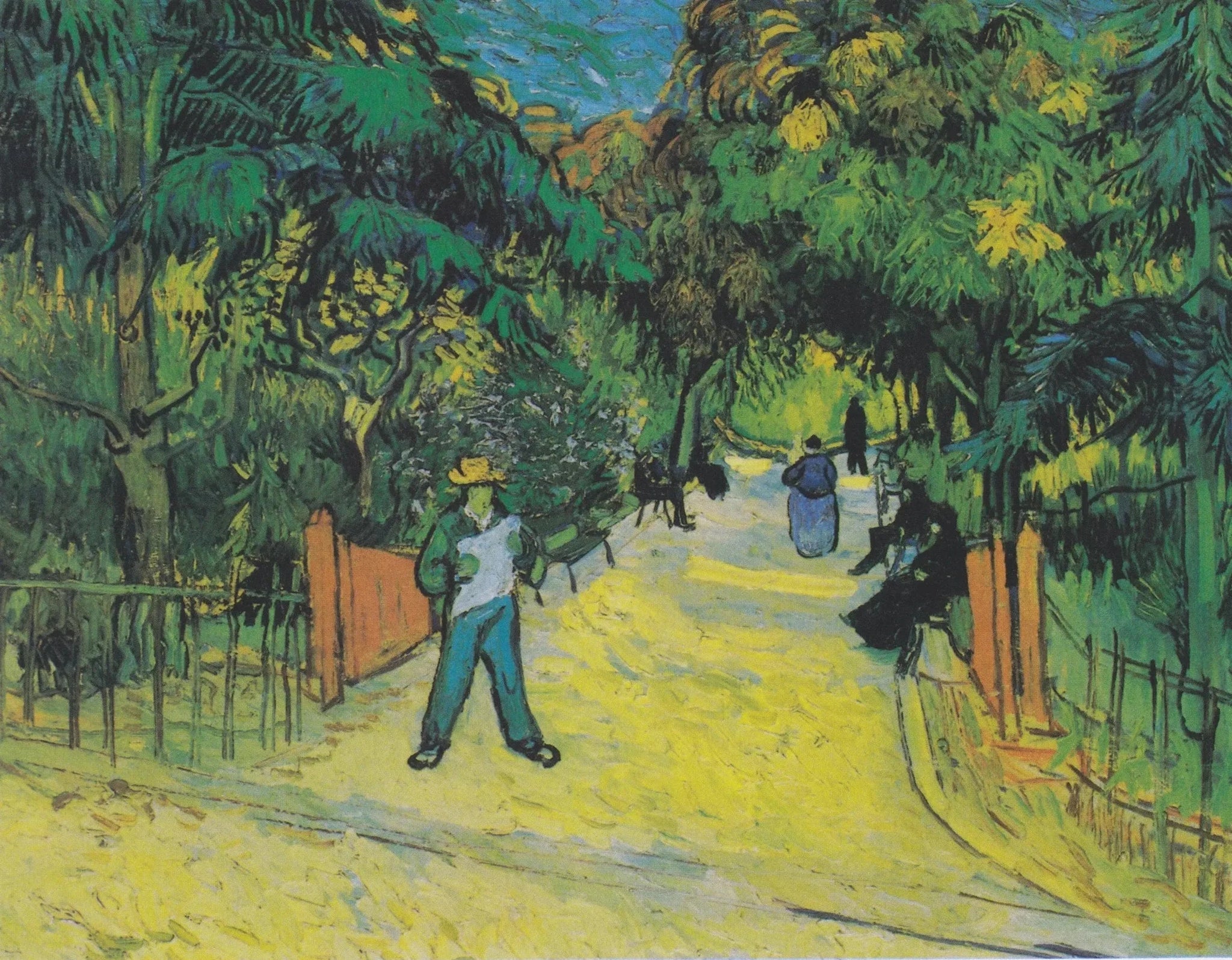 L’Entrée du jardin public à Arles F566 de Vincent van Gogh, Phillips Collection
