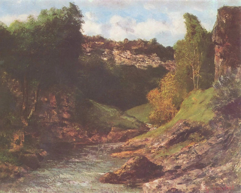 บริเวณรอบออร์นานส์, ทิวทัศน์หิน - Gustave Courbet