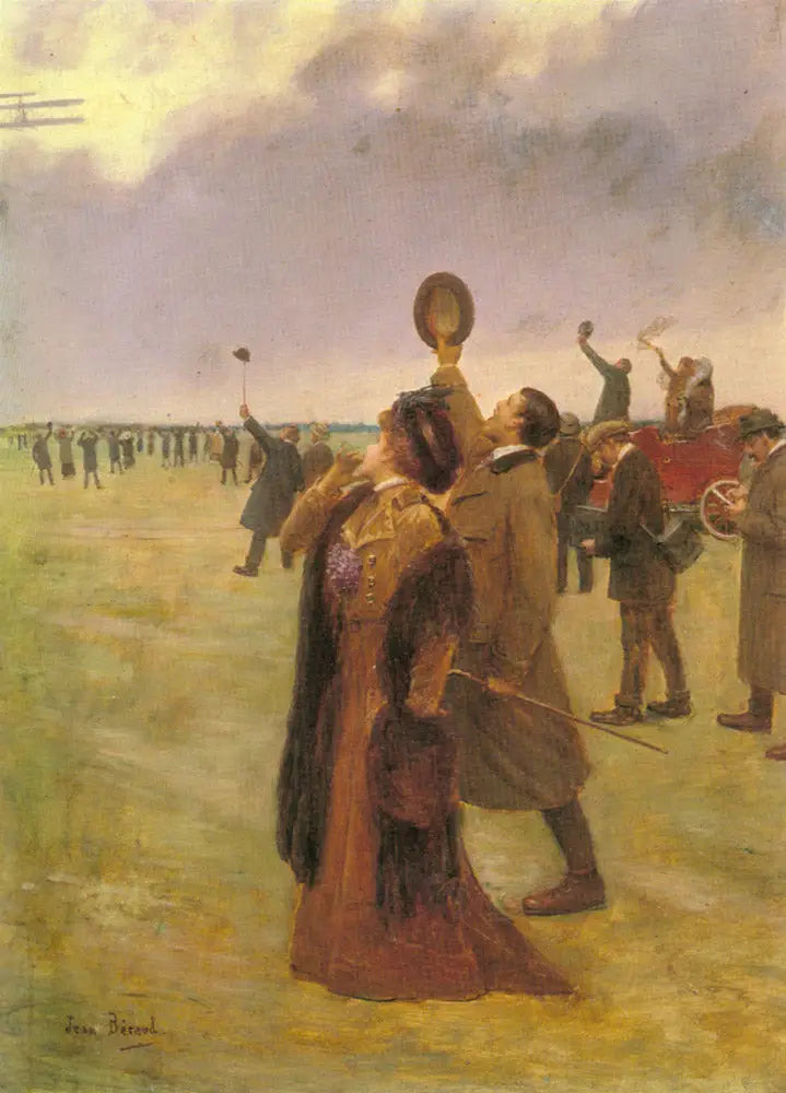 เครื่องบินสองที่นั่งแบบไ Wright - Jean Béraud