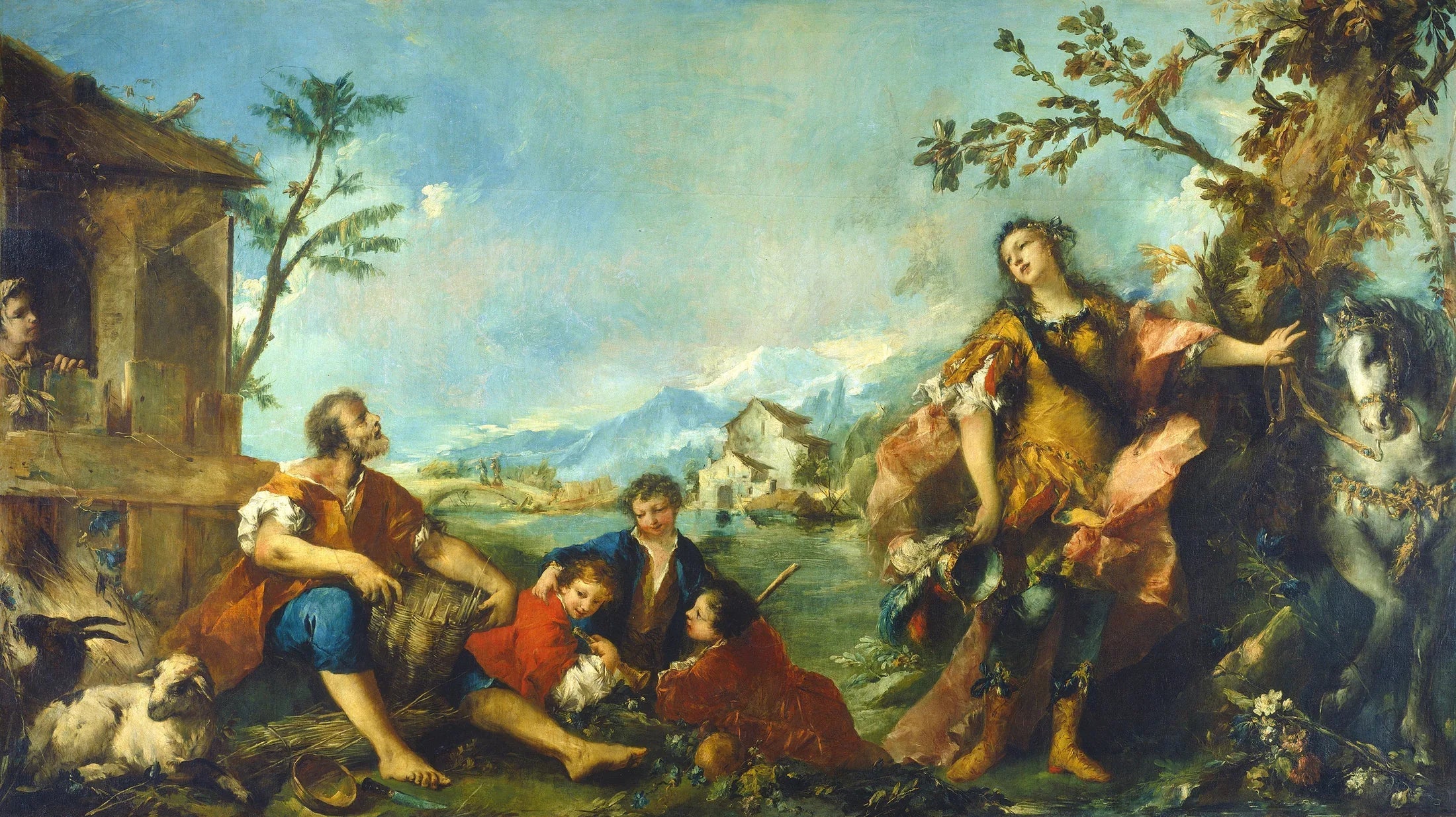 Erminia et les bergers - Francesco Guardi - Alpha Reproduction