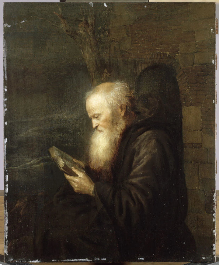 Ermite lisant - Gerard Dou