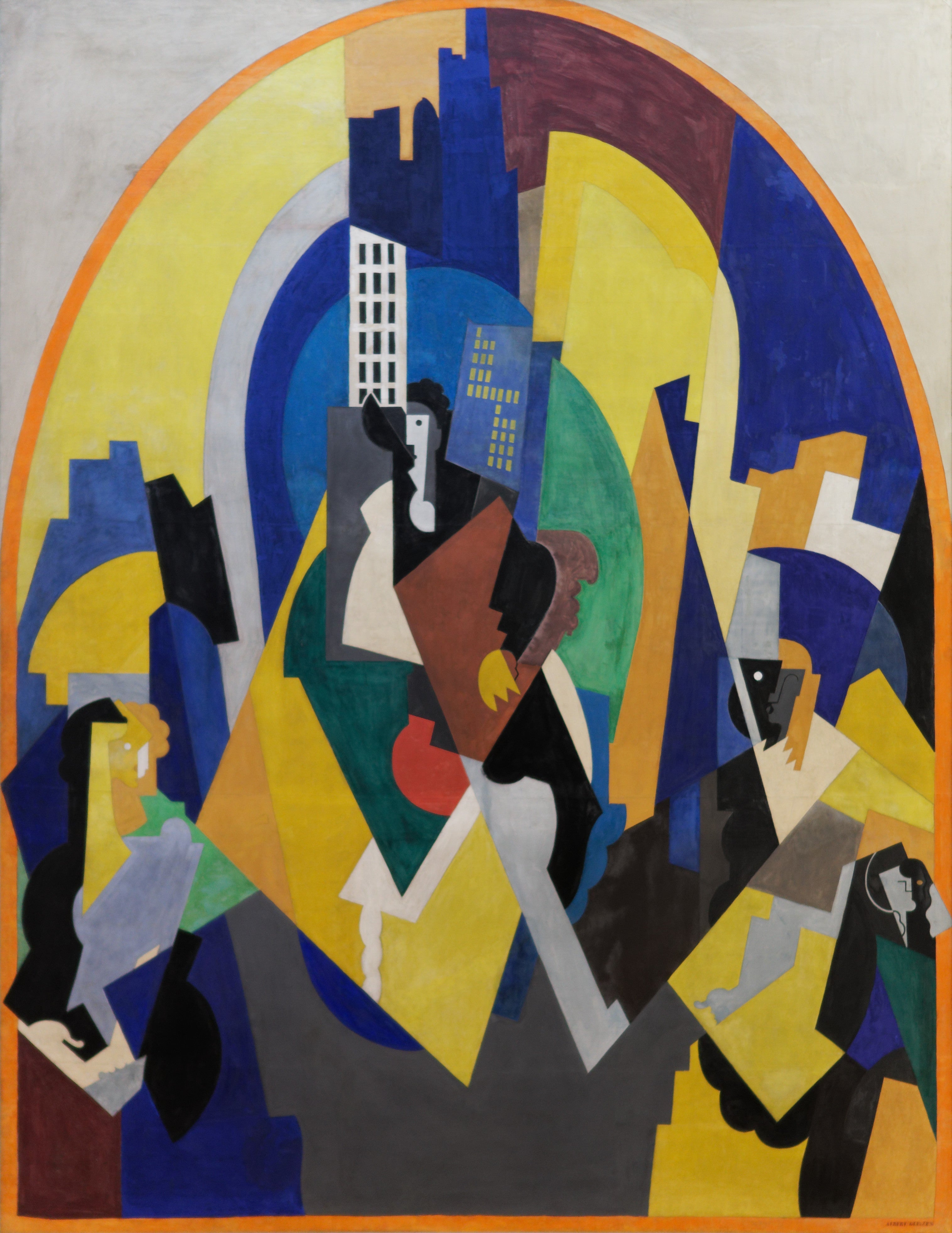 พื้นที่จังหวะตามแผน - Albert Gleizes