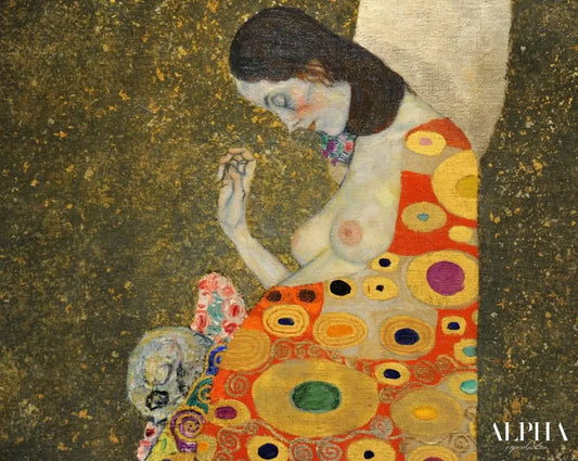 Espoir II Détail - Gustav Klimt - Reproductions de tableaux et peintures haut de gamme