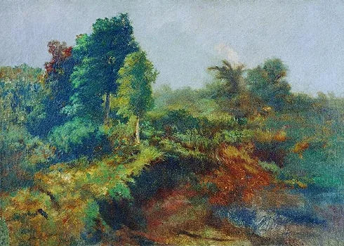 Esquisse de paysage pour le « Passage Humaitá » - Victor Meirelles image 1 reproduction artisanale de tableau