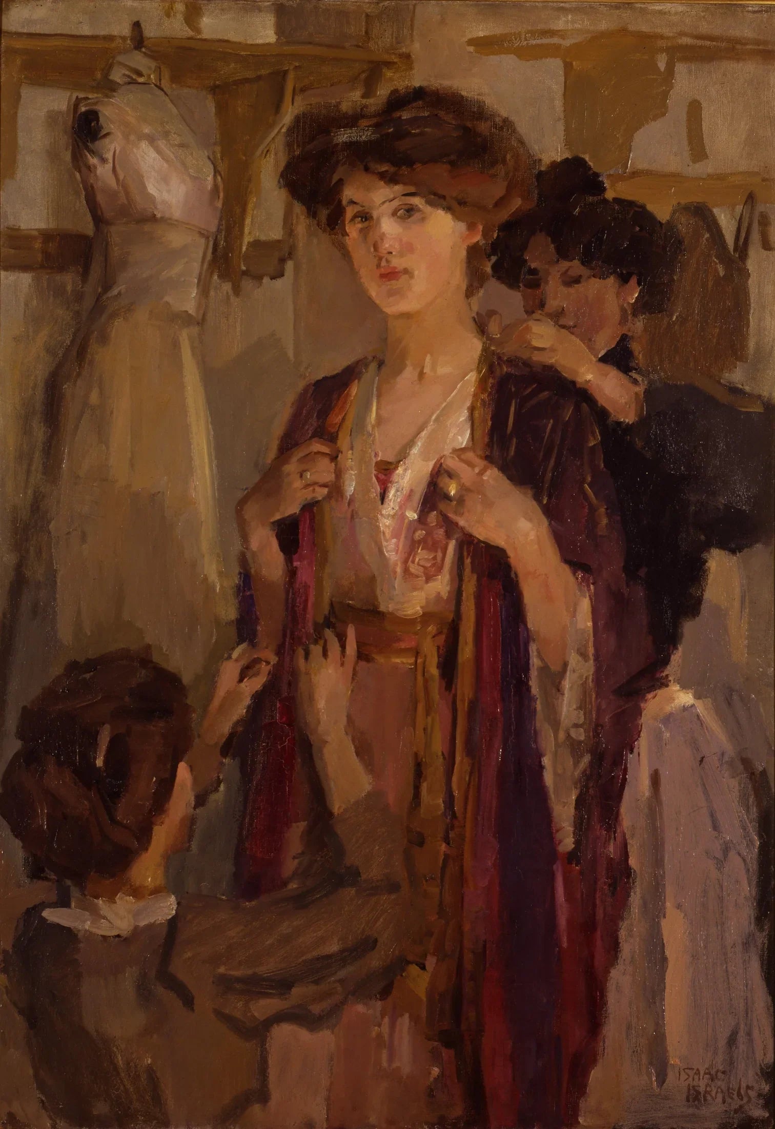 Essayeuses - Isaac Israëls image 1 tableau peint à l’huile sur toile