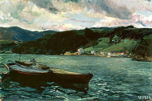 Estuaire du Nalon, Asturies - Sorolla - Reproductions de tableaux et peintures haut de gamme