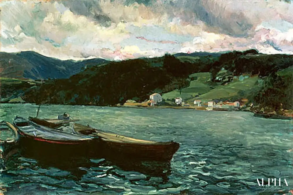 Estuaire du Nalon, Asturies - Sorolla - Reproductions de tableaux et peintures haut de gamme