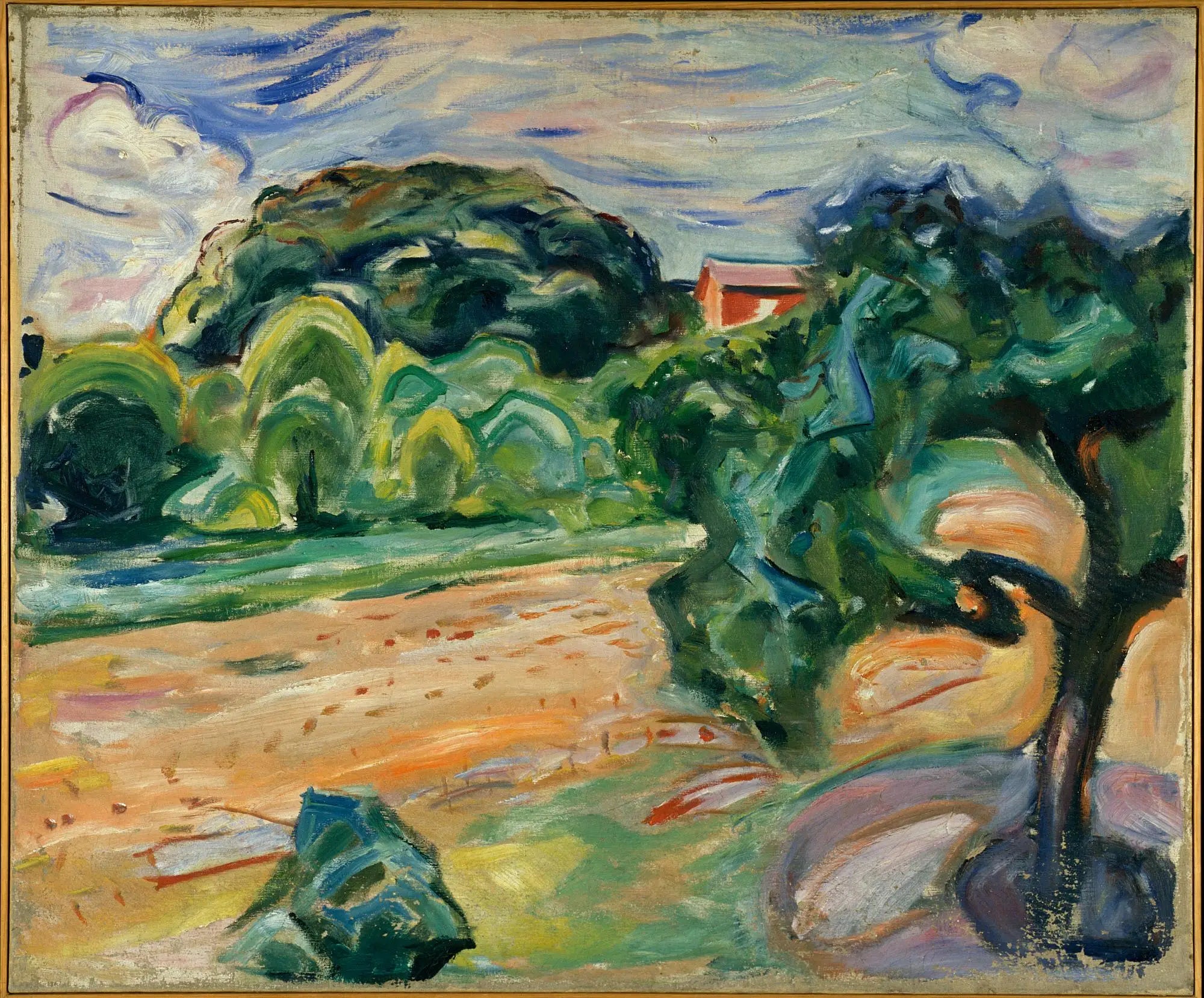 Été à Ekely - Edvard Munch image 1 copie peinte à la main à l’huile