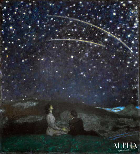 Étoiles Filantes - Franz Von Stuck Reproductions de tableaux à la peinture à l’huile