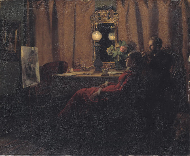 การประเมินผลงานในวัน - Anna Ancher