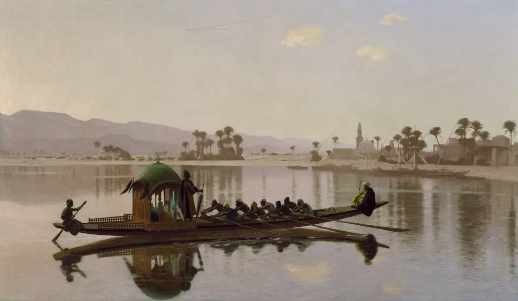 Excursion du Harem - Jean-Léon Gérôme image 1 copie peinte à la main à l’huile