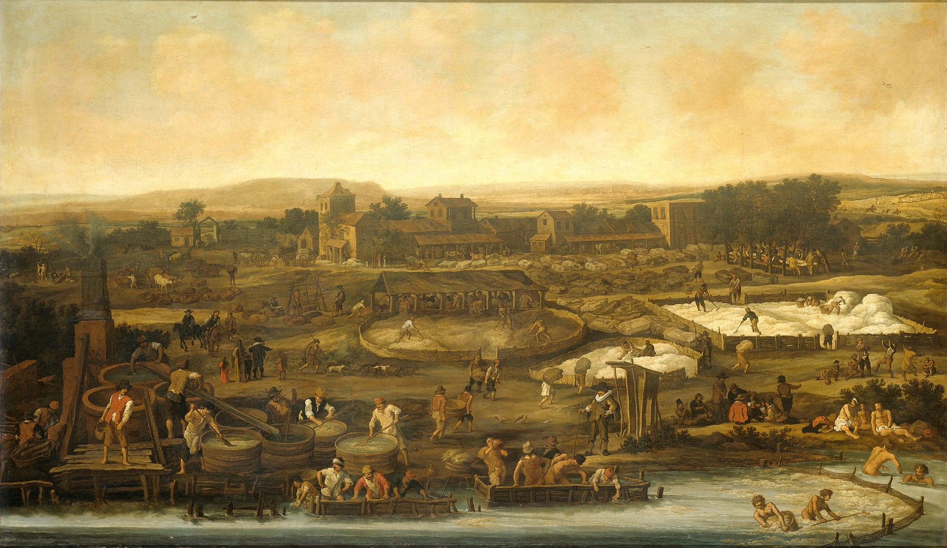 La fabrication de la laine - Pieter de Molyn