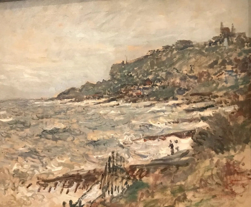 หน้าผาแห่ง Sainte-Adresse, อากาศครึ้ม - Claude Monet