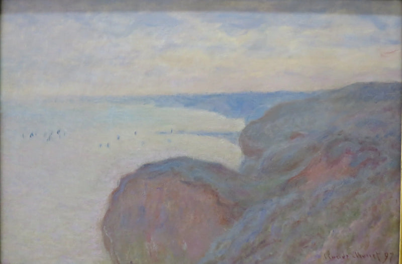 หน้าผาใกล้เมืองดีป - Claude Monet