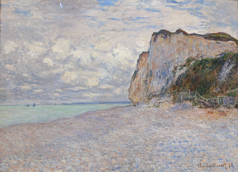 หน้าผาใกล้เมืองดีป - Claude Monet