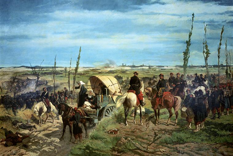 Le Champ italien après la bataille de Magenta - Giovanni Fattori
