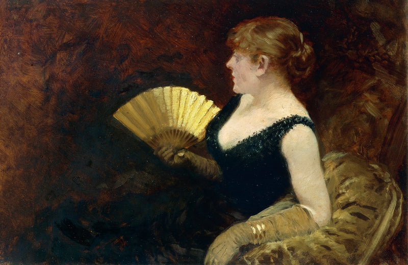 ผู้หญิงกับพัดลม - Giuseppe De Nittis