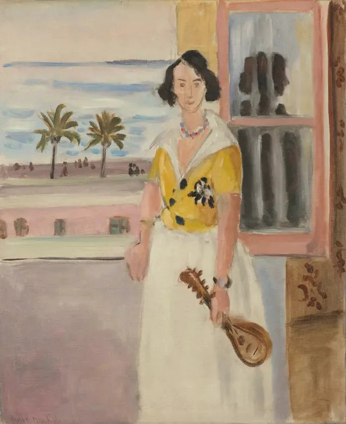 หญิงสาวกับแมนโดลิน - อองรี มาติสส์