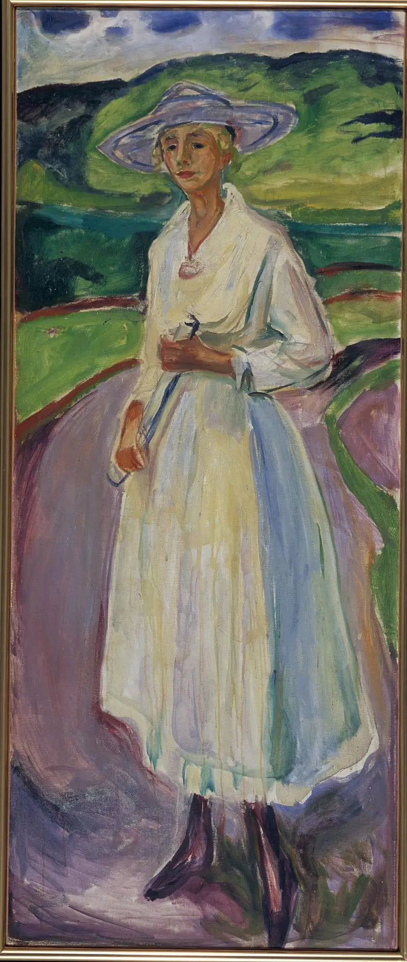 ผู้หญิงในชุดสีขาว - Edvard Munch