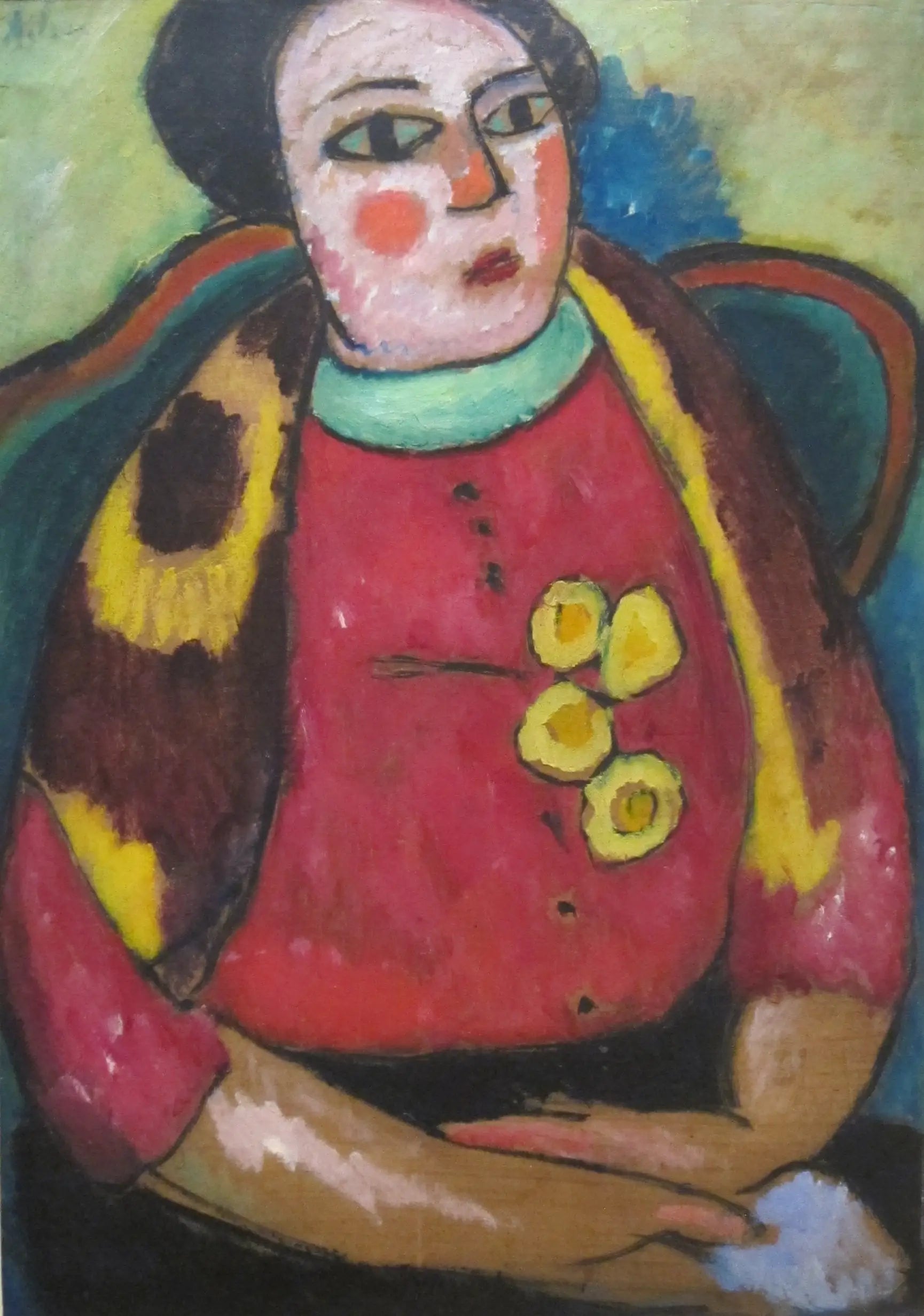 Femme assise - Alexej von Jawlensky - Alpha Reproduction